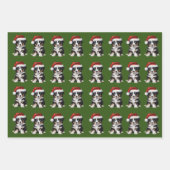 Mini Aussie 6 Holiday Geschenkpapier Set (Vorderseite 2)