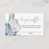 Mini-Babydusche-Gewinnkarten Begleitkarte (Vorderseite)