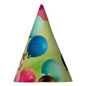 Mini Balloon Kitty Pair - Birthday Party Hat Partyhütchen (Rechts)