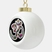 Mini Basketball Hoop Keramik Kugel-Ornament (Rechts)