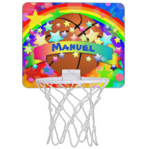 Mini Basketball Hoop mit Rainbow HAMbyWG