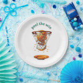 Mini Basketball Hoop Pappteller (Party)