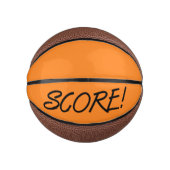 Mini-Basketball in orange Mini Basketball (Vorderseite)