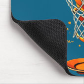 Mini-Basketballkorb T-Shirt  Mousepad (Ecke)