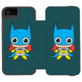 Mini Batgirl Incipio iPhone Geldbeutel-Hülle (Folio Geöffnet)