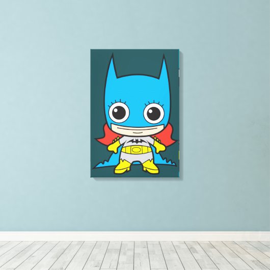 Mini Batgirl Leinwanddruck (Insitu (Holzboden))
