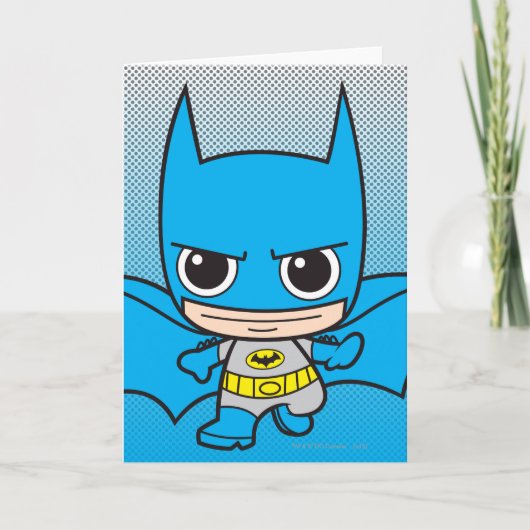Mini Batman läuft Karte (Vorderseite)
