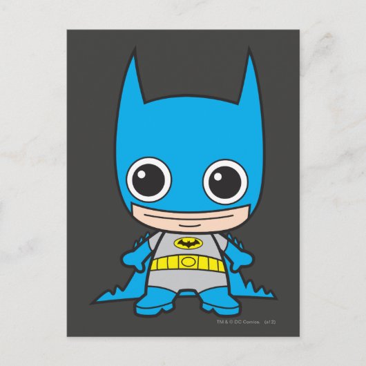 Mini Batman Postkarte (Vorderseite)