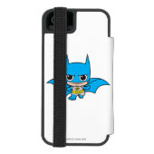 Mini Batman Running Incipio iPhone Geldbeutel-Hülle (Folio Rückseite)