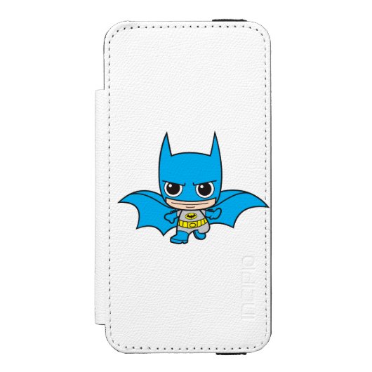 Mini Batman Running Incipio iPhone Geldbeutel-Hülle (Folio Vorderseite)
