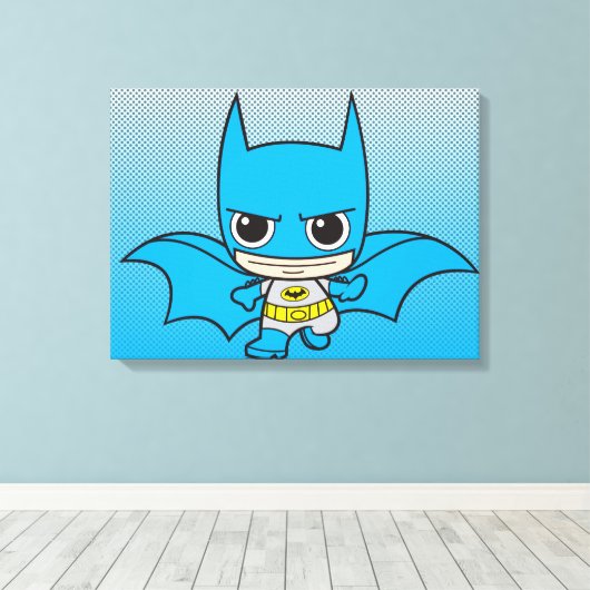 Mini Batman Running Leinwanddruck (Insitu (Holzboden))