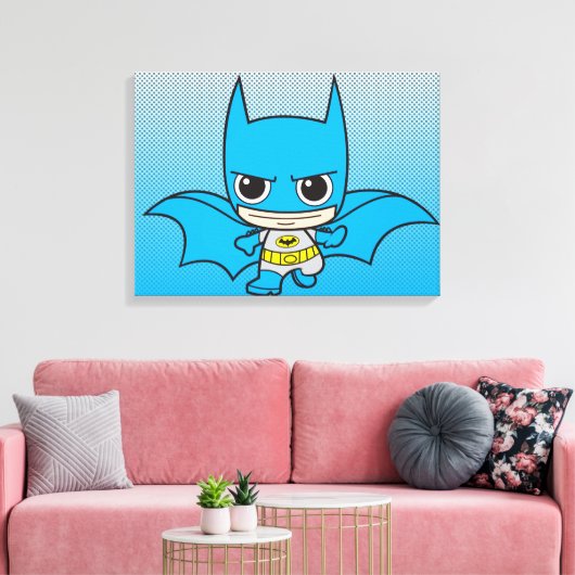 Mini Batman Running Leinwanddruck (Insitu (Wohnzimmer))