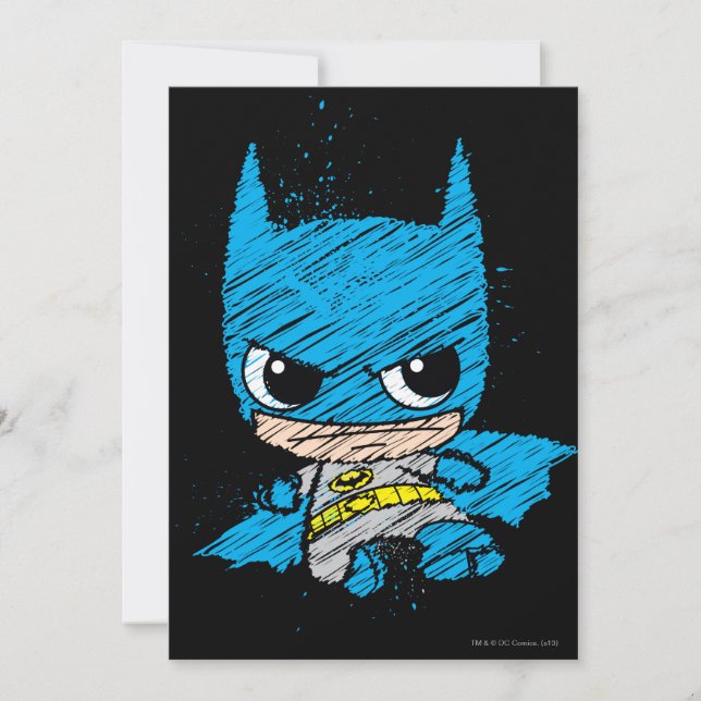 Mini Batman Sketch (Vorderseite)