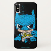 Mini Batman Sketch Case-Mate iPhone Hülle (Rückseite)