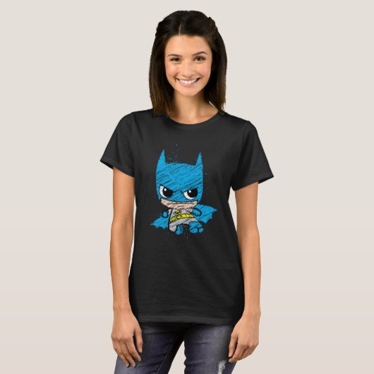 Mini Batman Sketch T-Shirt (Vorne ganz)