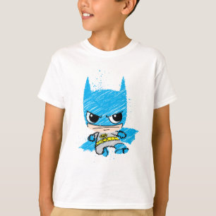 Mini Batman Sketch T-Shirt