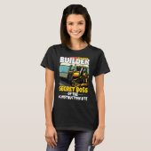 Mini-Bauleiter für Kinder mit Bagger T-Shirt (Vorne ganz)