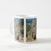 Mini Bayon ... Ta Prohm, Siem Reap, Kambodscha Kaffeetasse (Vorderseite Links)