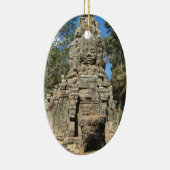 Mini Bayon ... Ta Prohm, Siem Reap, Kambodscha Keramik Ornament (Rechts)