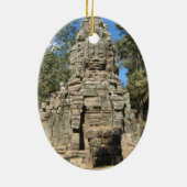 Mini Bayon ... Ta Prohm, Siem Reap, Kambodscha Keramik Ornament (Hinten)