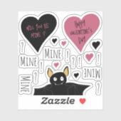 Mini-Bergsee-Zauber im Val Piora Aufkleber (Blatt)