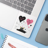 Mini-Bergsee-Zauber im Val Piora Aufkleber (Laptop mit iPhone)