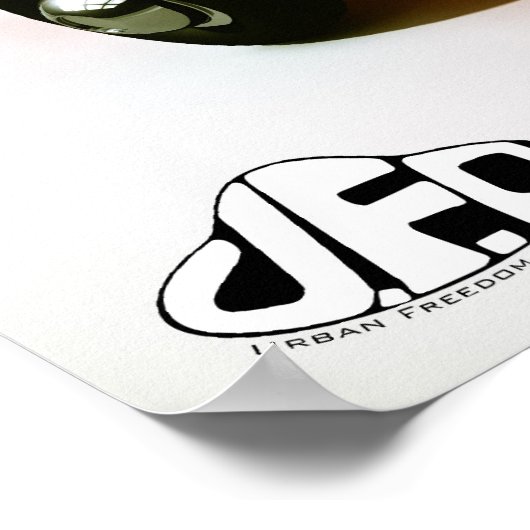 Mini Bike Camper Ladybug style Poster (Ecke)