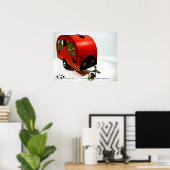 Mini Bike Camper Ladybug style Poster (Heimbüro)