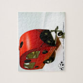 Mini Bike Camper Ladybug style Puzzle (Vertikal)