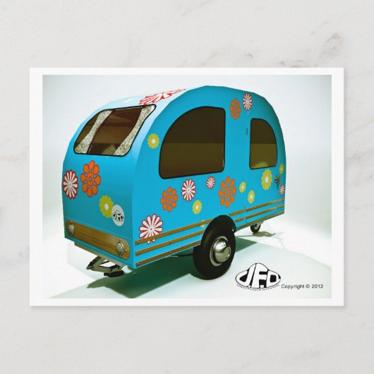 Mini Bike Camper Postkarte (Vorderseite)