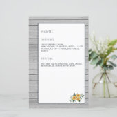 Mini-Binder-Organisator des Kochbuchs auf der Reze (Stehend Vorderseite)