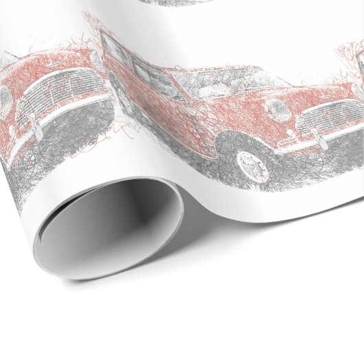 Mini (Biro) Geschenkpapier (Rolleneckpunkt)