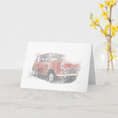 Mini (Biro) Karte (Gelbe Blume)