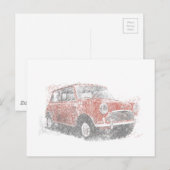Mini (Biro) Postkarte (Vorne/Hinten)