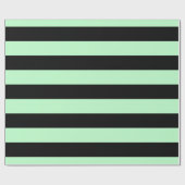 Mini Black XL Stripes Muster V Geschenkpapier (Flach)