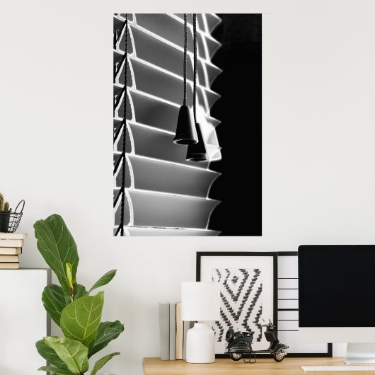 Mini Blinds Poster (Heimbüro)