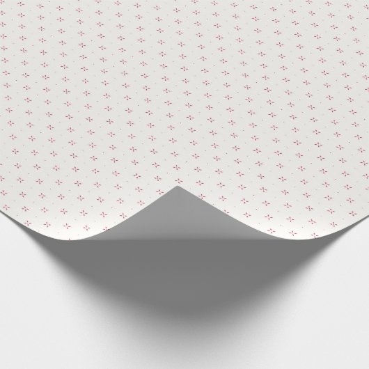 Mini Blossom Dots Geschenkpapier (Ecke)