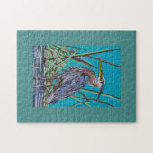 Mini Blue Heron Puzzle (Horizontal)