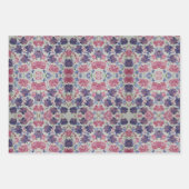 Mini Blue Moon Floral Wrapping Paper Geschenkpapier Set (Vorderseite)