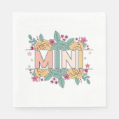 Mini-Blume Serviette (Vorderseite)
