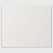 Mini-Blütenpunkte Geschenkpapier (Flach)