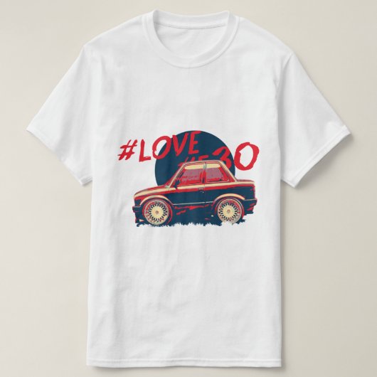 Mini-BMW E30 T-Shirt (Design vorne)