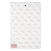Mini-Bögen-Clipboard Mini Klemmbrett (Rückseite)