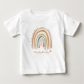 Mini Boho Rainbow and Pastel Design Baby T - Shirt (Vorderseite)