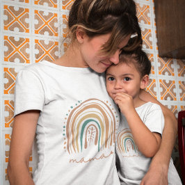 Mini Boho Rainbow and Pastel Design Baby T - Shirt