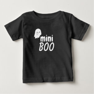 Mini BOO Halloween Süßer Geist Familien-Matching-O Baby T-shirt