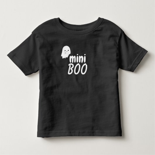 Mini BOO Niedlich Ghost Halloween Familie Matching Kleinkind T-shirt (Vorderseite)