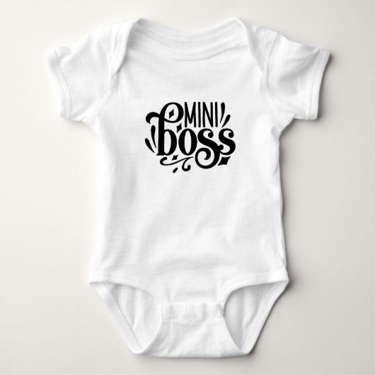 Mini Boss, Baby Boss Strampler (Vorderseite)