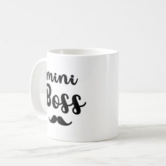 Mini Boss Baby Kaffeetasse (Vorderseite Links)