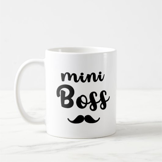 Mini Boss Baby Kaffeetasse (Links)